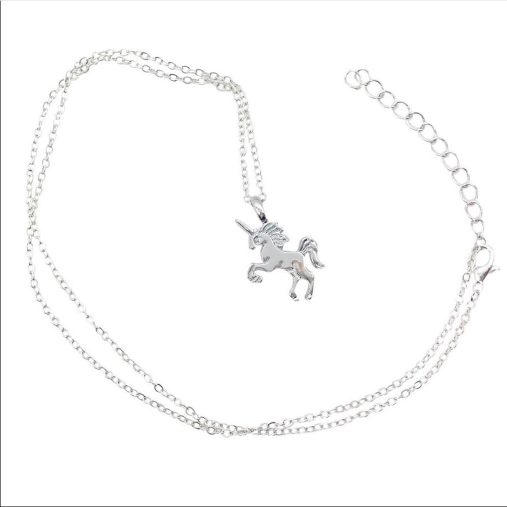 Unicorn Pendant + Chain